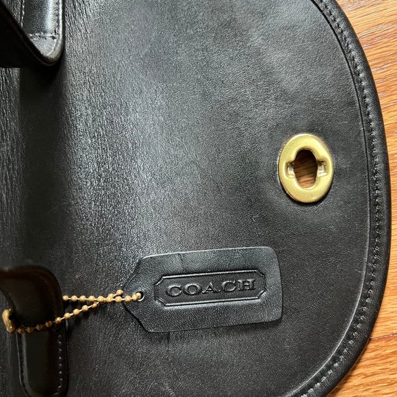 Vintage 90's Coach black Bella Court small leather purse serial # 4 D 9957, USA! - Picture 6 of 8